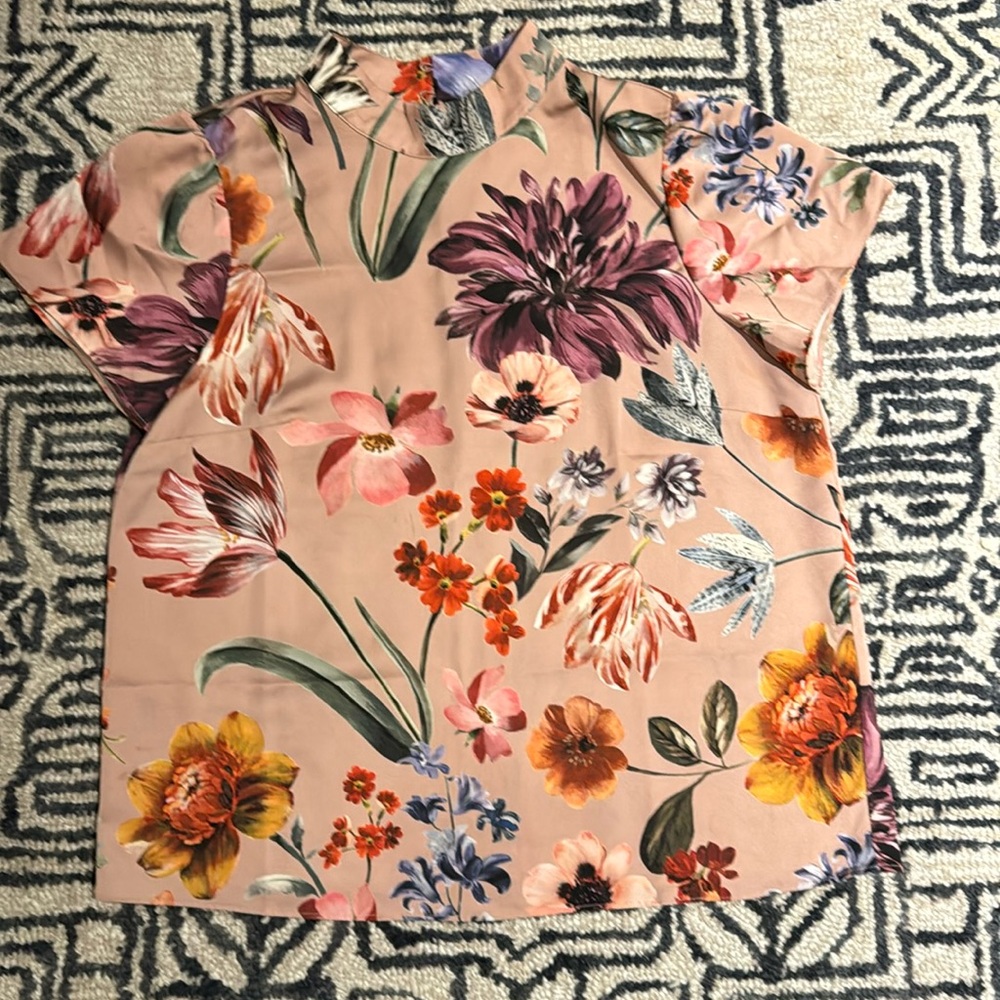 Jcrew floral blouse
